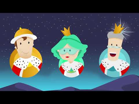Chistoso feliz día de reyes magos